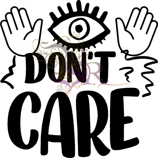 Don't Care Stickers(52-54)